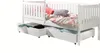KEF Kinderbett LEON Bett aus Holz mit Stauraum Jugendbett Produktbild-Vorschau 1