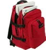 A red Eastpak backpack with books inside. Anteprima dell’immagine prodotto