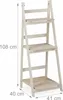Relaxdays Blumentreppe, für innen & Balkon, Shabby-Chic Produktbild-Vorschau 4