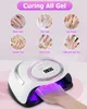 UV LED Lampe für Nägel, 288W Nageltrockner Professionelle Produktbild-Vorschau 5