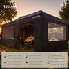 tectake® Aluminium Faltpavillon Viola 6 x 3 m, wasserdicht Produktbild-Vorschau 2