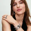Pandora Orecchini scintillanti Huggie 792820C01 Ciondolo Anteprima dell’immagine prodotto 5