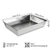 Teglia con base rimovibile 360x245x60 Anteprima dell’immagine prodotto 5