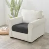 Elastischer Velours-Sitzkissenbezug für Sofa 80–100 cm in Produktbild-Vorschau 2