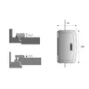 Abus Türaushebesicherung 108 x 66 mm Produktbild-Vorschau 2