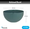 Salatschüssel-Set BOWLINA – 3-teilig – Ø 24 cm – H 12 cm – Produktbild-Vorschau 2