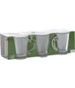 A set of six glass espresso cups in their packaging. Voir les images du produit