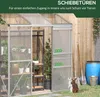 A greenhouse with plants and two rabbits in front of it. Produktbild-Vorschau