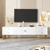 Merax szafka TV 175 cm ze złotą metalową podstawą, szafka Podgląd zdjęcia produktu 3