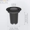 SSC-LUXon zestaw 6 reflektorów naziemnych KALPA czarny 230V Podgląd zdjęcia produktu 7