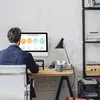 Relaxdays Monitorständer, Bildschirmerhöhung mit Fach, HBT: Produktbild-Vorschau 3