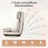 COSTWAY Klappbarer Relaxsessel bis 150 kg, Bodenstuhl mit Produktbild-Vorschau 5