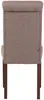 DELUKE® Esszimmerstuhl WALES Samt - 98x45x63cm, taupe, Holz Produktbild-Vorschau 5