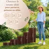 Floranica 1 pièce Clôture en osier 20 cm x 100 cm – Panneau Voir les images du produit 2