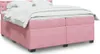 Boxspringbett mit Matratze Rosa 200x200 cm Samt Produktbild-Vorschau 2
