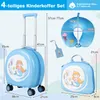 GOPLUS 4 tlg. Kinderkoffer Set, Reisekoffer 35L mit Produktbild-Vorschau 5