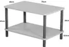 A diagram of a white coffee table with dimensions indicated. Produktbild-Vorschau