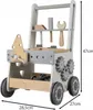 Kruzzel 24758 Kinderwerkstatt mit Holzwerkzeugen 3-in-1 Produktbild-Vorschau 3