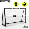 Fußballtor 240 x 160 cm, stabiles Stahlgestell schwarz, Produktbild-Vorschau 2