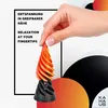 Lot de 3 Fidget Spiral | Base noire, intérieur rouge et Voir les images du produit 4