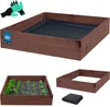 KOTARBAU® Carré Potager Bois de Pin Imprégné 120x120x18 cm Voir les images du produit 1