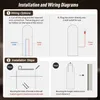 LED-spiegel, 150x50 cm, met verlichting – Bogenvormige Productafbeelding-voorbeeld 9