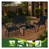 Gardlov 27601 Set da giardino - tavolo, panca, 2 poltrone, Anteprima dell’immagine prodotto 12