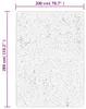 vidaXL Teppich OVIEDO Kurzflor Rot 200x280 cm Produktbild-Vorschau 8