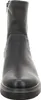 A front view of a black leather boot. Podgląd zdjęcia produktu