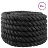 vidaXL Juteseil 30 Schwarz 100% Tossa Jute Produktbild-Vorschau 2