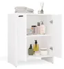 NINA 2DUM: Mueble de baño blanco con 2 puertas y estantes Vista previa de la imagen del producto 15