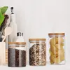 Relaxdays Vorratsdosen Glas, 3er Set, Größen 500, 700, 1000 Produktbild-Vorschau 3