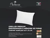 Poduszka z pianki memory - 750 gr - 50 x 70 cm - Perkal Podgląd zdjęcia produktu 3