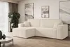 A modern living room with a beige sectional sofa, plants, and artwork. Produktbild-Vorschau