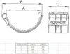 Dachrinnenverbinder Rinnenverbinder von Roofart ( verzinkt Produktbild-Vorschau 2