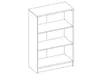 Bücherregal - Buchedekor - 72 x 111 cm - 2 Produktbild-Vorschau 8