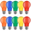 10er Set farbige LED Leuchtmittel Birnenform 3W = 25W E27 Produktbild-Vorschau 1