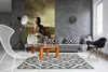 Fototapete - Girl on Armchair 150x250cm - Vliestapete Produktbild-Vorschau 2