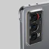Close-up of the rear camera module of a smartphone, encased in a transparent protective cover. Podgląd zdjęcia produktu