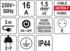 Listwa gniazdowa 3-krotna z przełącznikiem, Podgląd zdjęcia produktu 7