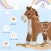 HOMCOM Kinder Schaukelpferd Baby Schaukeltier Pferd für Produktbild-Vorschau 4