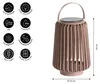 Dehner Solar-Laterne Amira Ø16 x H31 cm – LED Gartenlaterne Produktbild-Vorschau 2