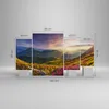 Bild auf Leinwand - Leinwandbild - Gebirge Wiese Landschaft Produktbild-Vorschau 3