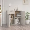 vidaXL Sideboard Betongrau 80x36x75 cm Holzwerkstoff Produktbild-Vorschau 3