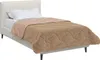 vidaXL Ganzjahresbettdecke 155 x 220 cm Keine Taupe Produktbild-Vorschau 3