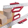 Anschlag-Lineal 30 cm Streichmaß Aluminium Anreißwerkzeug Produktbild-Vorschau 1
