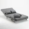 A gray sofa bed is shown against a white background. Produktbild-Vorschau