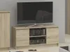 Meuble TV en chêne Artisan KOMODA RTV K120 2D 1P avec 2 Voir les images du produit 5