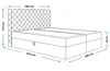 Boxspringbett 180x200 cm Doro - Doppelbett mit Matratze & Produktbild-Vorschau 4