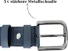 Gürtel Herren 4 cm breit aus Echtleder – Ledergürtel für Produktbild-Vorschau 6